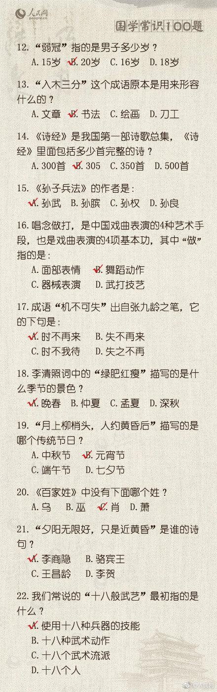 基本文化常识题(以地名称呼人名的文化常识题)