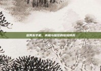 查男友手机，真相与信任的惊险博弈