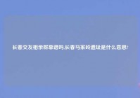 长春交友相亲群靠谱吗,长春马家岭遗址是什么意思?