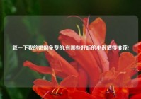 算一下我的婚姻免费的,有哪些好听的小说值得推荐?