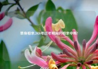 单身相亲,2020年过年期间的相亲中断?