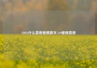 13921什么意思爱情数字,139是啥意思