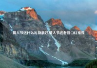 情人节送什么礼物最好,情人节送老婆口红推荐