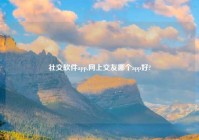 社交软件app,网上交友哪个app好?