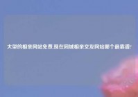 大型的相亲网站免费,现在同城相亲交友网站哪个最靠谱?