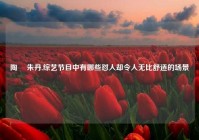 陶喆 朱丹,综艺节目中有哪些怼人却令人无比舒适的场景