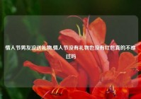 情人节男友没送礼物,情人节没有礼物也没有红包真的不难过吗