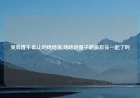 吴奇隆不会让刘诗诗哭,刘诗诗翟子路最后在一起了吗