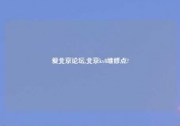 爱北京论坛,北京kv8维修点?