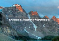 五八同城出租,58同城租房如何填写租金面议?