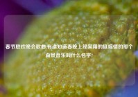春节联欢晚会歌曲,有谁知道春晚上经常用的挺煽情的那个背景音乐叫什么名字?
