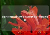情侣的100种做法图片,你有没有无意间发现了一些邻居的秘密