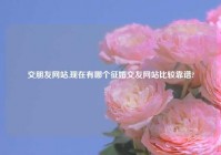 交朋友网站,现在有哪个征婚交友网站比较靠谱?