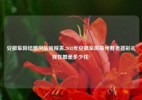 安徽阜阳结婚风俗流程表,2018年安徽阜阳亳州娶老婆彩礼现在都是多少钱?