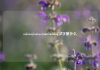 zai,houyizaiyuequnzilaoliang汉字是什么
