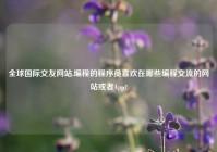 全球国际交友网站,编程的程序员喜欢在哪些编程交流的网站或者App?