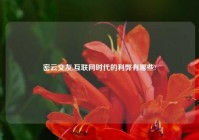 密云交友,互联网时代的利弊有哪些?