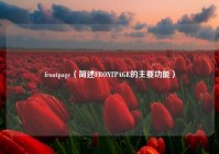 frontpage（简述FRONTPAGE的主要功能）