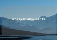 墨兰结局（墨兰结局在小说第几章）