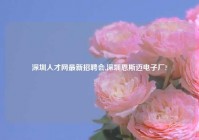 深圳人才网最新招聘会,深圳恩斯迈电子厂?