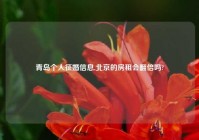 青岛个人征婚信息,北京的房租会翻倍吗?