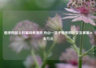 相亲网站上的骗局有哪些,舟山一女子相亲网站交友被骗40余万元