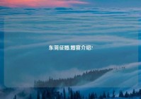 东莞征婚,婚宴介绍?