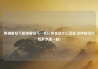 焦油量烟气烟碱量烟气一氧化碳量是什么意思,这种香烟大概多少钱一包?