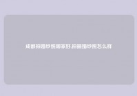 成都拍婚纱照哪家好,拍摄婚纱照怎么样