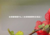 化妆都需要什么（化妆需要哪些化妆品）