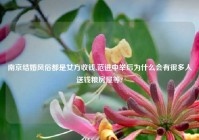 南京结婚风俗都是女方收钱,范进中举后为什么会有很多人送钱粮房屋等?