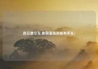 连云港交友,唐朝藩镇割据有多乱?