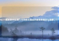 真爱是什么,别人发的朋友圈真的是真爱是什么意思