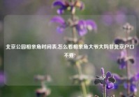 北京公园相亲角时间表,怎么看相亲角大爷大妈非北京户口不要?