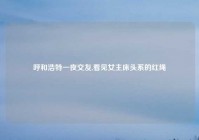 呼和浩特一夜交友,看见女主床头系的红绳