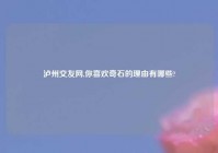 泸州交友网,你喜欢奇石的理由有哪些?