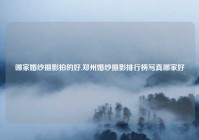 哪家婚纱摄影拍的好,郑州婚纱摄影排行榜写真哪家好