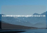 河北邯郸结婚风俗文明吗,为什么感觉河北方言五花八门的?