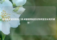 爱网站关键词查询工具,成都做网站优化如何定位长尾关键字?