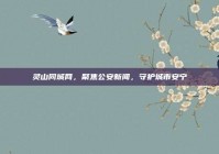 灵山同城网，聚焦公安新闻，守护城市安宁