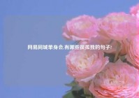 网易同城单身会,有哪些很孤独的句子?