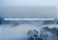 情感问题心理咨询,成都哪里有做情感心理咨询的机构