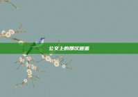 公交上的那次邂逅