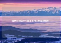 婚庆价目表6000,婚礼主持人到底赚钱吗