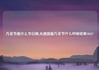 万圣节是什么节日啊,光遇国服万圣节什么时候结束2022?