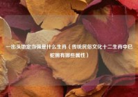 一出头地定当强是什么生肖（传统民俗文化十二生肖中巳蛇拥有哪些属性）