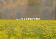 jiaoyou,任宰范爱情中文音译