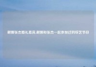 谢娜张杰婚礼嘉宾,谢娜和张杰一起参加过的综艺节目