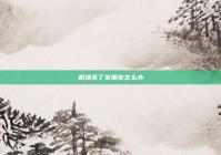 机场丢了女朋友怎么办