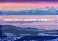 境外婚庆,求问到喜啦上面的海外婚礼案例是真实的吗?